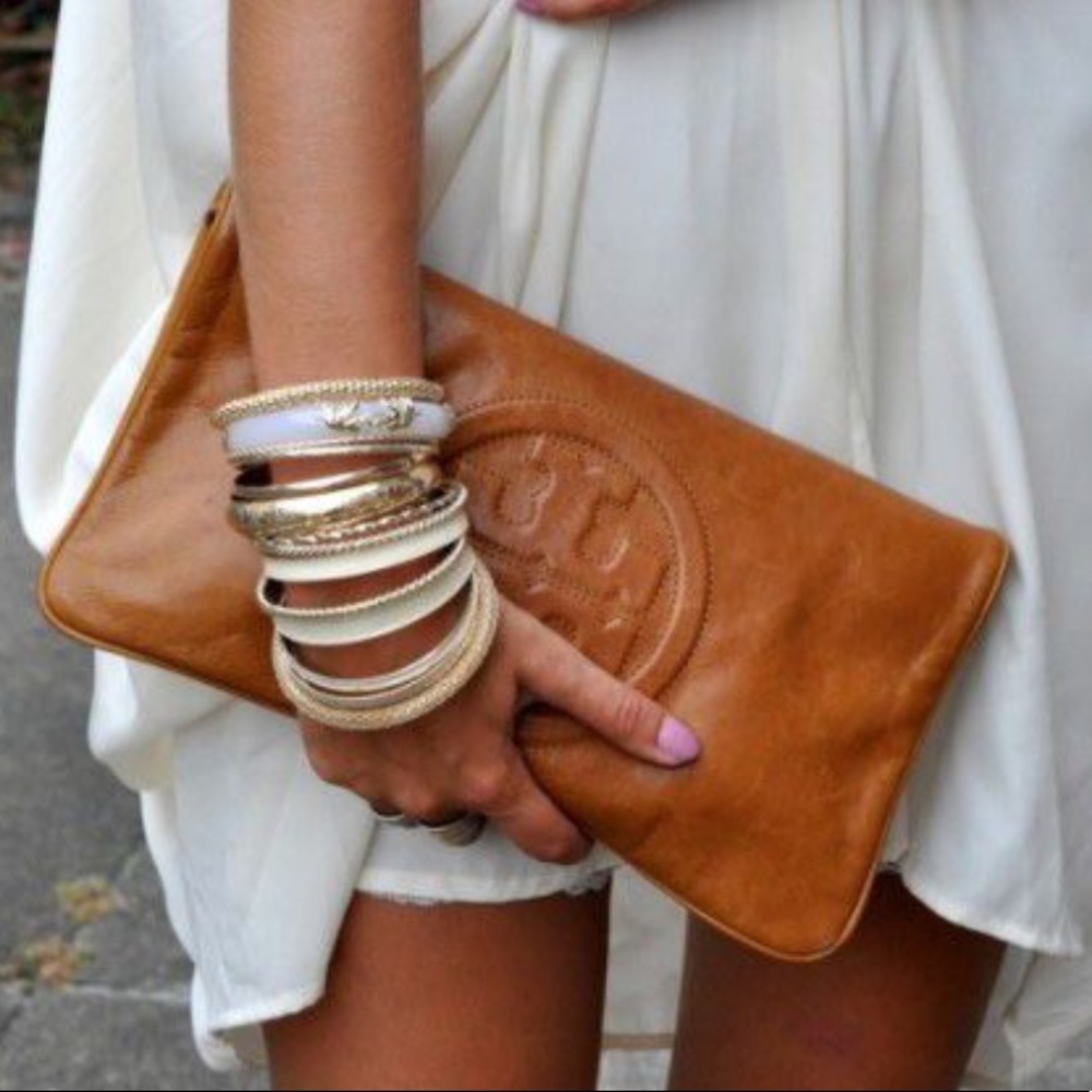 NWOT Tory Burch Reva Clutch